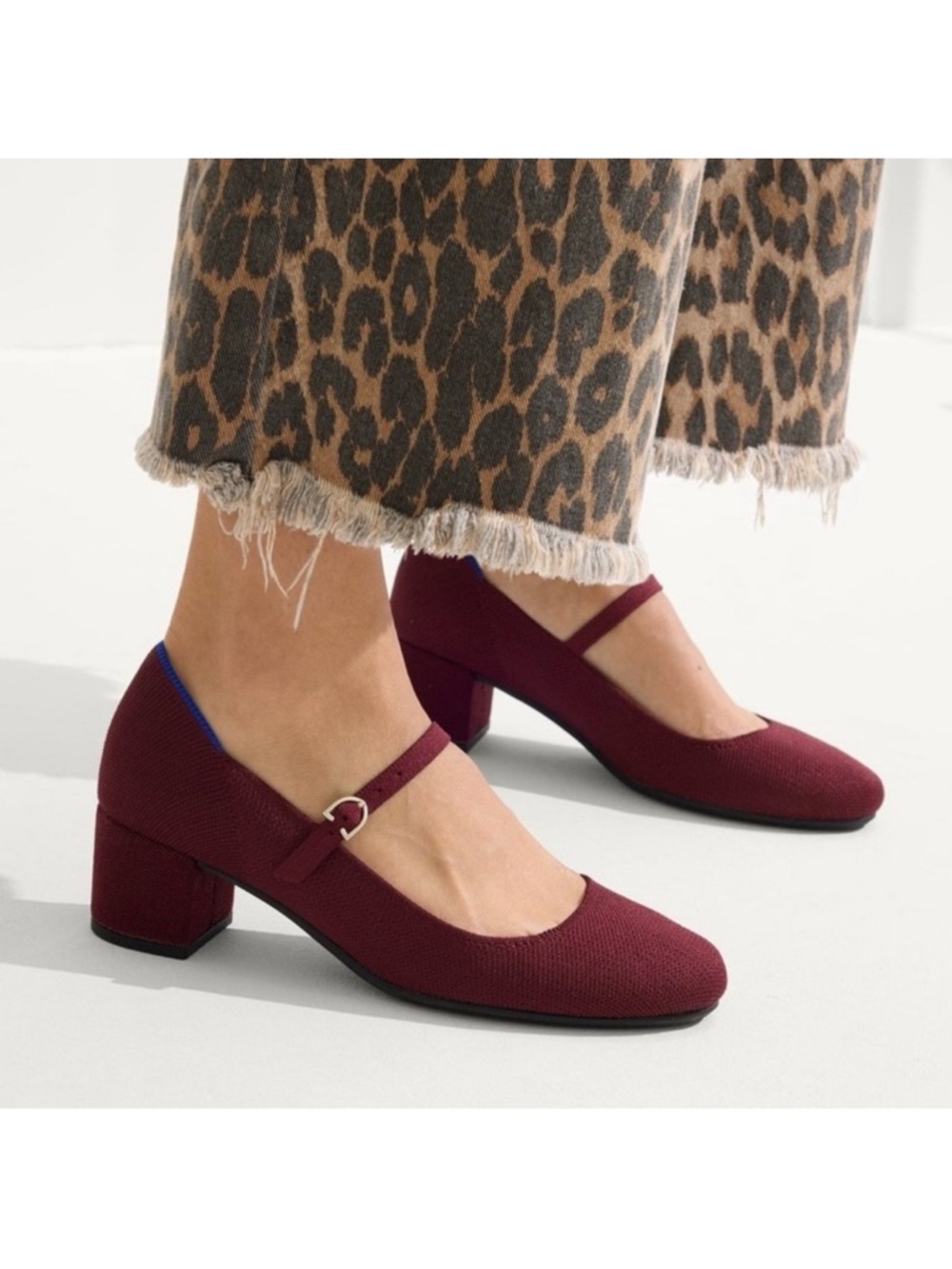 The Mary Jane Heel in Wine Red 8.5 - Picture 2 of 12